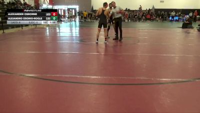 133 lbs Round 1 (16 Team) - Alexander Osborne, Lassen College vs Alejandro Osorio-Rogle, San Joaquin Delta College