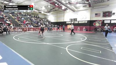 235 lbs Semifinal - Mariah Nunez, Palm Desert vs Alannah Davis, La Quinta/La Quinta