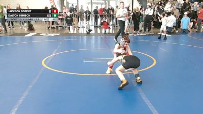 55-B2 lbs Semifinal - Jackson Begent, Barn Brothers vs Dalton Stinson, All I See Is Gold Academy