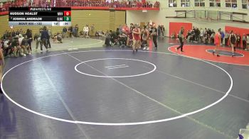 132 lbs Cons. Round 4 - Joshua Andrade, Glencoe vs Hudson Hoalst, White River