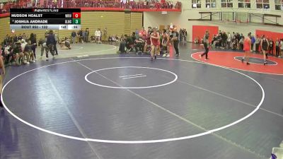 132 lbs Cons. Round 4 - Joshua Andrade, Glencoe vs Hudson Hoalst, White River