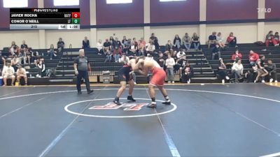 215 lbs Round 3 (3 Team) - Conor O`Neill, Lake Travis vs Javier Rocha, Katy
