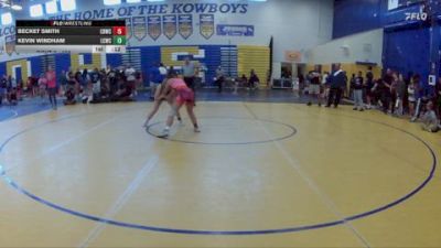 115 lbs Cons. Round 4 - Eowyn Reeves, Unattached vs Sierra Webber, Hernando Wrestling Club