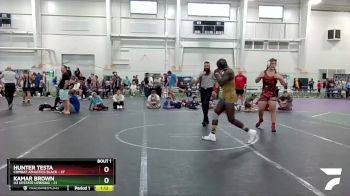 175 lbs Finals (2 Team) - Hunter Testa, Combat Athletics Black vs Kamar Brown, U2 Upstate Uprising