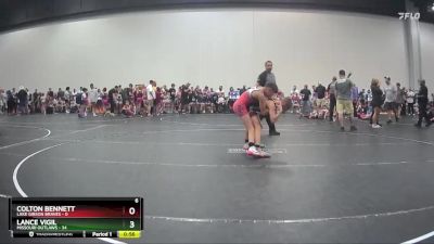 84 lbs Round 2 (10 Team) - Lance Vigil, Missouri Outlaws vs Colton Bennett, Lake Gibson Braves