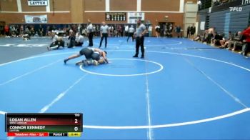 190 lbs Cons. Round 4 - Logan Allen, West Jordan vs Connor Kennedy, Layton