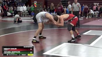 113 lbs Quarterfinal - Mitchell Schmauss, Crestwood, Cresco vs Wesley Sadler, Lisbon