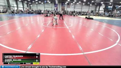 105 lbs Rd# 2 10:30am Friday - Gabriel Ballard, PA Silver vs Carter Trukovich, Terps Xpress