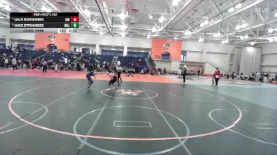 133 lbs Cons. Semi - Jack Borowiek, Oneonta State vs Jake Strianese, Williams College