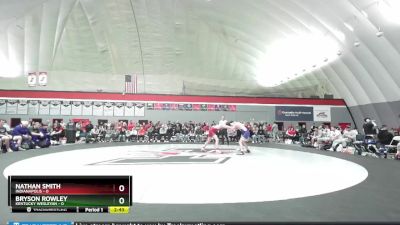 125 lbs Round 1 (8 Team) - Nathan Smith, Indianapolis vs Bryson Rowley, Kentucky Wesleyan