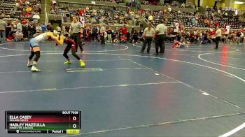 91 lbs Semifinal - Ella Casey, Millard South vs Hadley Mazzulla, Hawks WC Lincoln