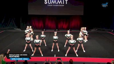 Iowa Elite Cheer - Des Moines - Heathens [2025 L3 Junior - Small Prelims] 2025 The Summit