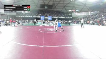 Boys 4A 126 lbs Cons. Semi - Adrian Shima, Chiawana vs Eben Nau, Tahoma