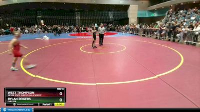 73-82 lbs Round 2 - Rylan Rogers, Chester vs West Thompson, Silver State Wrestling Academy