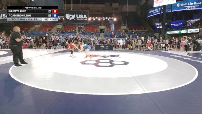 120 lbs Champ. Rd Of 32 - Juliette Ruiz, KY vs Cameron Leng, OH