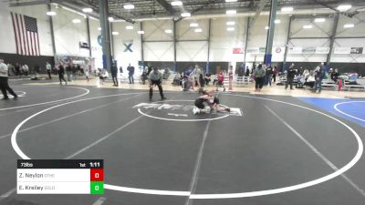 73 lbs Final - Zephyr Neylon, Other Team vs Everett Kreiley, Gold Rush Wr Acd
