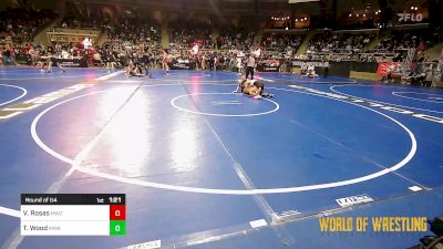 115 lbs Round Of 64 - Vincent Rosas, Maize vs Tully Wood, Moen Wrestling Academy
