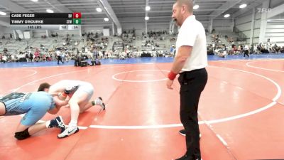 195 lbs Rr Rnd 2 - Cade Feger, Buffalo Valley Blue - HSB vs Timmy O'rourke, Shore Thing Surf - HSB
