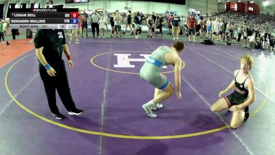 157 lbs Cons. Round 2 - Logan Sell, Seasons Freestyle Club vs Benjamin Mullins, Patton Trained WC