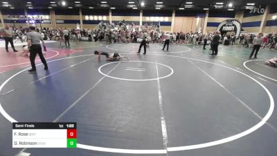 73 lbs Semifinal - Forrest Rose, Best Trained vs DeAndre Robinson, Cougars Wrestling Club