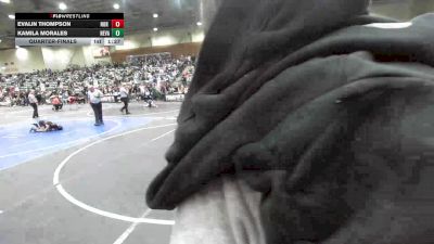 101 lbs Quarterfinal - Evalin Thompson, Nor Cal's Finest Wr Ac vs Kamila Morales, Nevada Elite