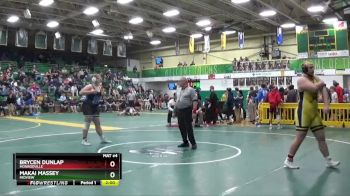 285 lbs Champ. Round 2 - Makai Massey, Midview vs Brycen Dunlap, Monroeville