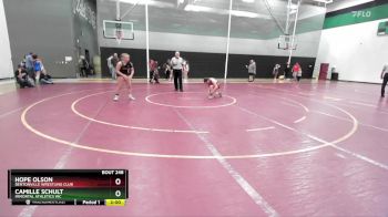 125 lbs Quarterfinal - Hope Olson, Bentonville Wrestling Club vs Camille Schult, Immortal Athletics WC