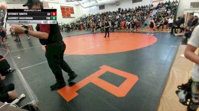 138-145 lbs Round 1 - Sydney Smith, Riverton Middle School vs Audrey Hultgren, Powell Middle School