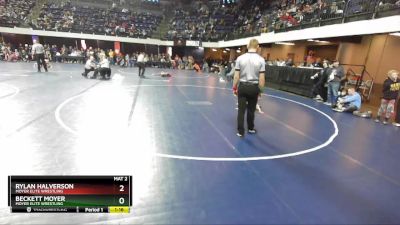 63 lbs Semifinal - Beckett Moyer, Moyer Elite Wrestling vs Rylan Halverson, Moyer Elite Wrestling