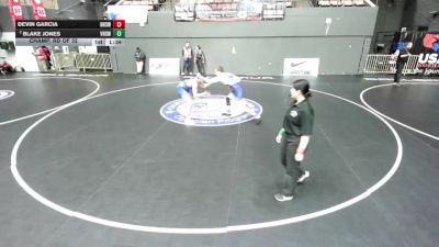 144 lbs Champ. Rd Of 32 - Devin Garcia, Hollister High School Wrestling vs Blake Jones, Vacaville High School Wrestling