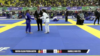 Gabrielle Kari Etzel vs Mayssa Caldas Pereira Bastos 2025 Brasileiro Jiu-Jitsu IBJJF