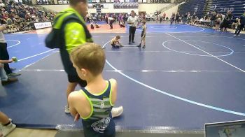 52 lbs Consi Of 8 #2 - Jaxon Wolfenberger, Team Tulsa Wrestling Club vs Kane Rogers, Springdale Youth Wrestling Club