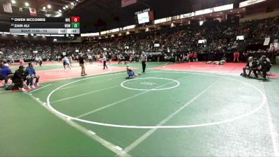 74 lbs Cons. Round 4 - Owen McCombs, MVL1 vs Zain Ali, WSW1