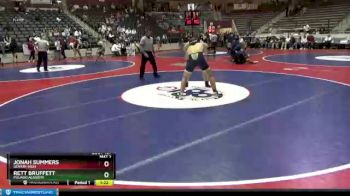 4A 182 lbs Cons. Round 2 - Rett Bruffett, Pulaski Academy vs Jonah Summers, Gentry High