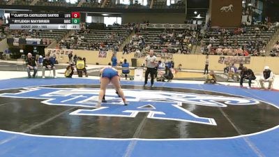 185 lbs Cons. Semi - Ryleigh Maybrier, Harrison County vs Clarytza Castillejos Santos, Lafayette