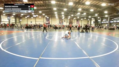 120 lbs Consi Of 64 #2 - Hunter Finegan, NM vs Chance Zimmerman, PA
