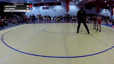 70 lbs Round 2 - Eli Barrett, Grizzly Wrestling Club vs Ahmad Quyami, Enlisted Nine Fight Company VA