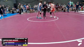 149 lbs Cons. Semi - Cheygo`onep Gensaw, CA vs Patrik Gensman, WA