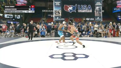 215 lbs Champ. Rd Of 32 - Noah Kirby, Illinois vs Adrian Fuchs, Minnesota