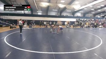 149 lbs Cons. Semi - Levi Snyder, Messiah vs John Mairano, New York University