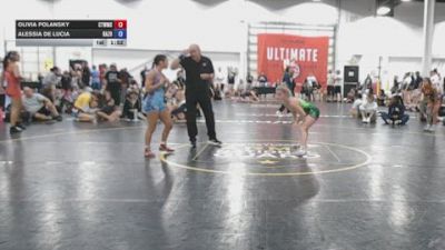 105 lbs Semifinal - Olivia Polansky, CTWHALE - GK12E vs Alessia De Lucia, Razor PinkWave - GK12E