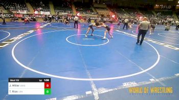 145 lbs Final - Jaxon Miller, Ubasa Wrestling Academy vs Trae Rios, Lions Wrestling Academy