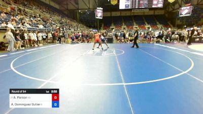 130 lbs Round Of 64 - Ariyanah Parson, VA vs Alfa Dominguez Gutierrez, NC