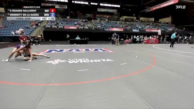 138 lbs Cons. Semi - 6 Reagen Gallaway, Hastings vs Serenity De La Garza, Missouri Valley