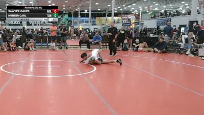 88 lbs Rr Rnd 4 - Sawyer Oakes, Revival X - EL vs Hunter Carl, Team Stay Ready - EL