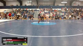 141 lbs Champ. Round 2 - Caiden Heller, Messiah vs Rcey Ortega, Liberty