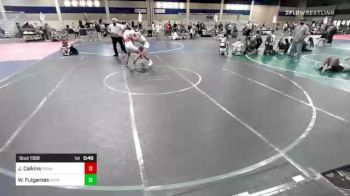 182 lbs 5th Place - Johnny Calkins, Poway Elite vs William Fulgentes, Royal Regime