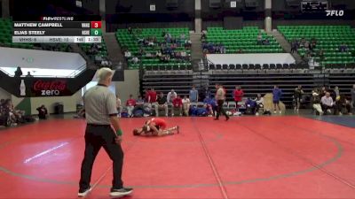 115 lbs Finals (8 Team) - Matthew Campbell, Vestavia Hills vs Elias Steely, Huntsville