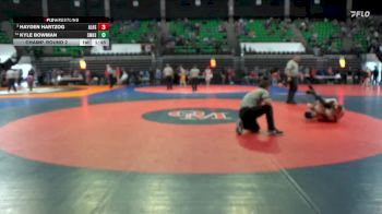 1A-4A 132 Champ. Round 2 - Hayden Hartzog, Alexandria HS vs Kyle Bowman, Susan Moore Hs