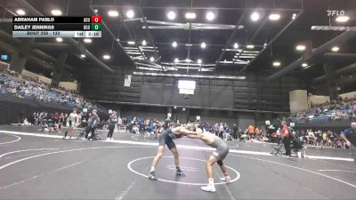 133 lbs Quarterfinal - Abraham Pablo, Arizona Christian University vs Dailey Jennings, Central Oklahoma